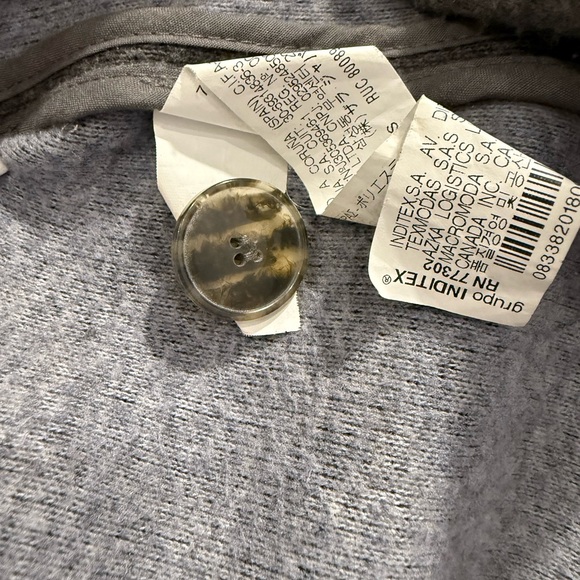 Zara Women's Charcoal Blazer Coat - Picture 5 of 9